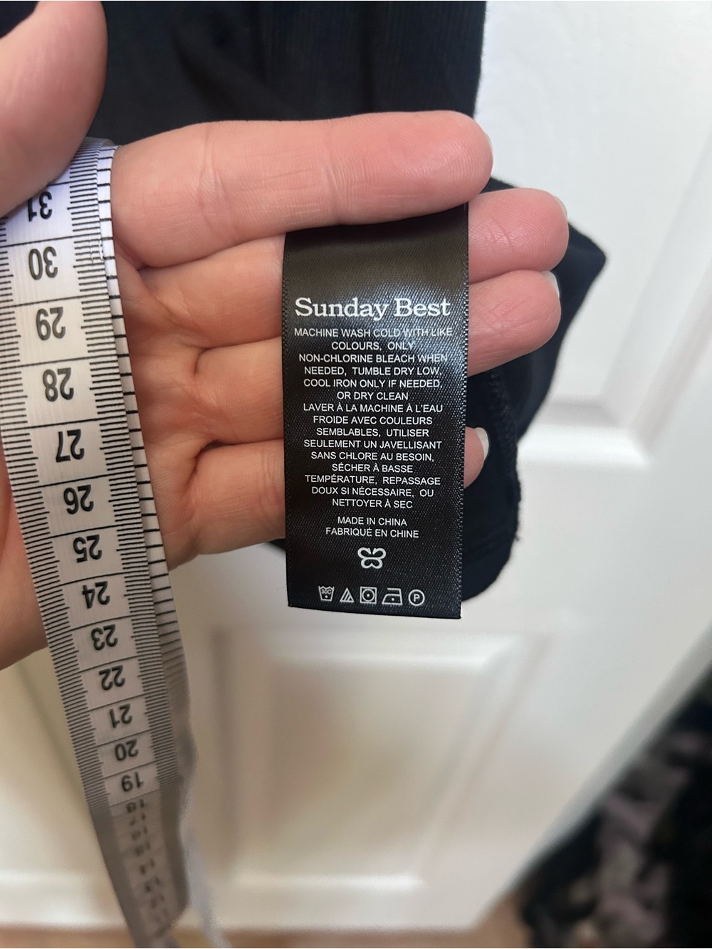 Sunday Best Black Cropped RibbedTank - Picture 5 of 5